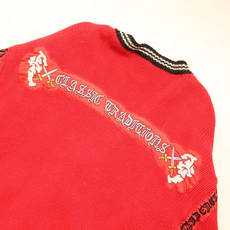 80-90s No! The Jeans Revolt Design Knit Cardigan