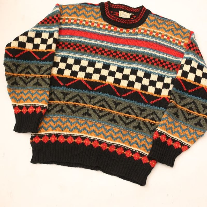 Gaeltarra Patterned Wool Knit Sweater | Strato