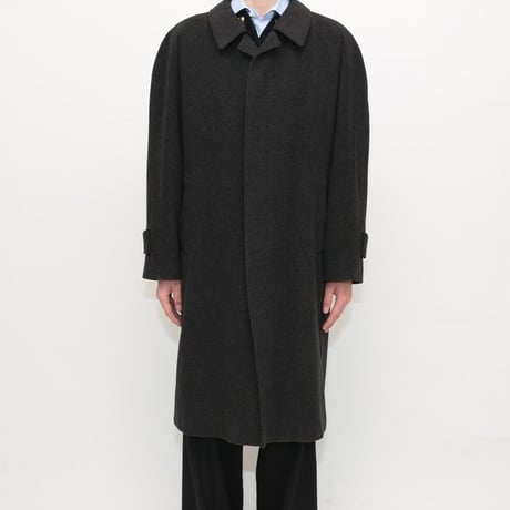 100% Cashmere Balmacaan Coat MADE IN ITALY