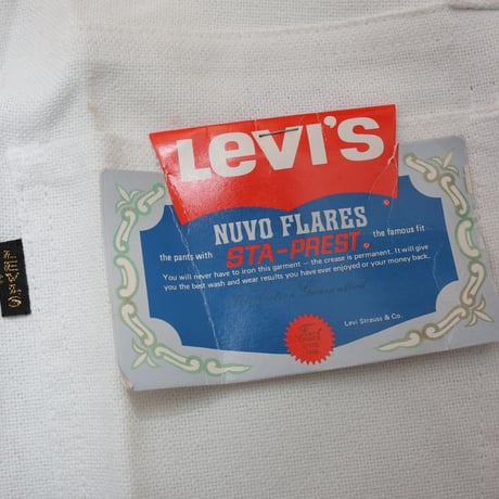 70's Levis 646 STA-PREST Big E "Dead Stock"