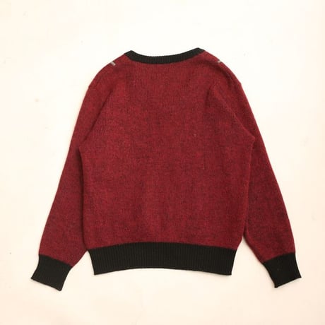 V-Neck Wool Knit Sweater