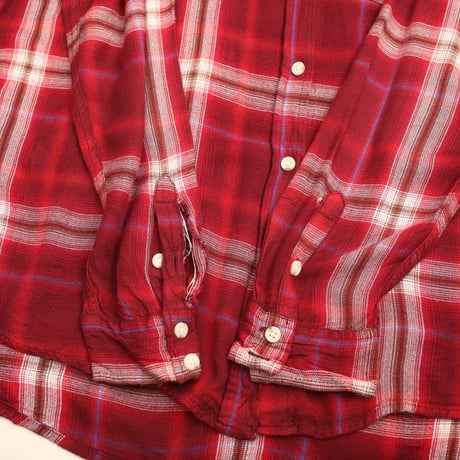 Rayon Checked Pattern Shirt