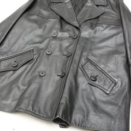 Black Leather Coat