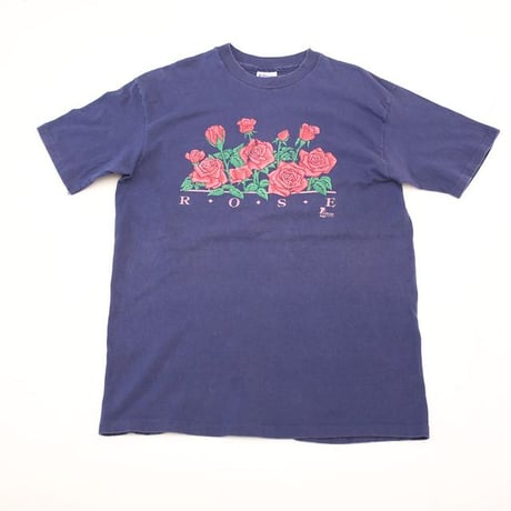 90's Rose Print T-Shirt