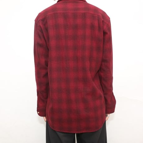 Pendleton Ombre Plaid Wool Shirt