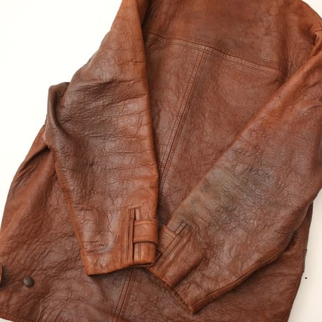 Brown Leather Jacket Wool Lining