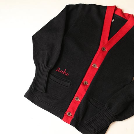 Vintage Lettered Cardigan