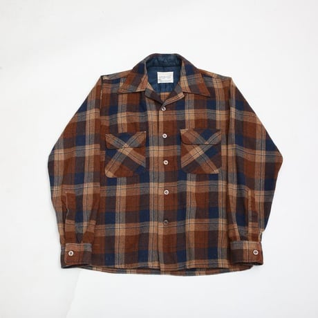 70-80s Woodchopper Wool Plaid Loop Shirt