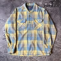 50s Pendleton Wool Plaid Loop Shirt