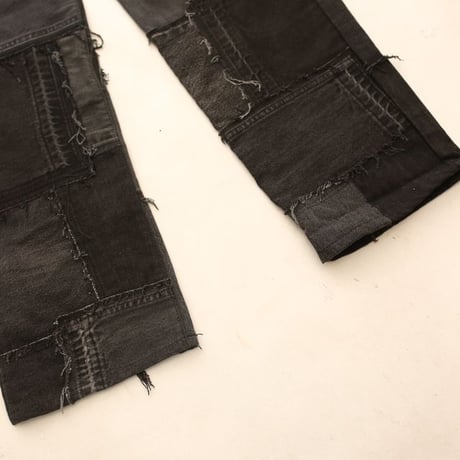 Levi's Patchwork Remake Black Denim Pants