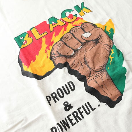 ブラックパワーTシャツ Vintage Black Power T-Shirt
