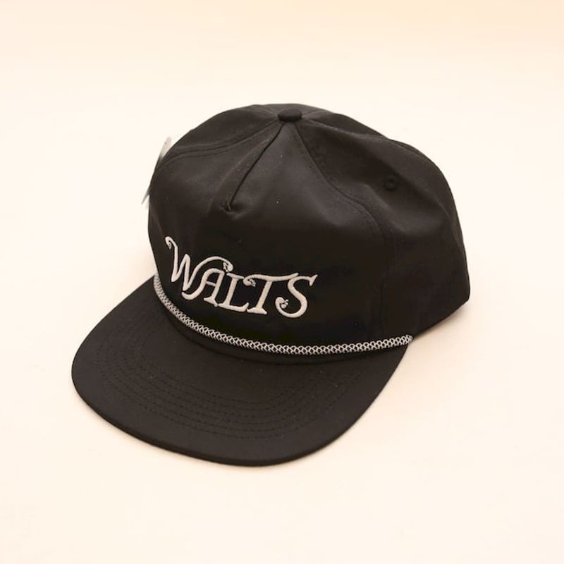 帽子 WALT'S BAR WALTS LOGO DADS CAP BLACK WALT'S BAR WALTS LOGO WASHED DADS CAP