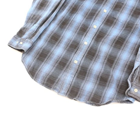 Gap Ombre Check Flannel Shirt