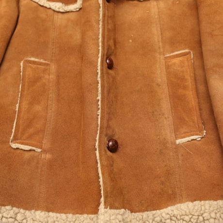 Suede Leather Shearing Coat