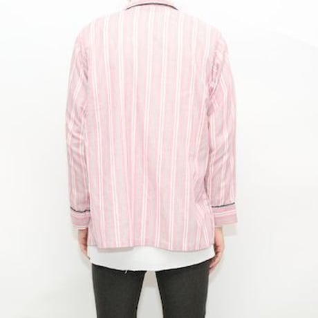 Vintage Stripe Pattern Pajama Tops