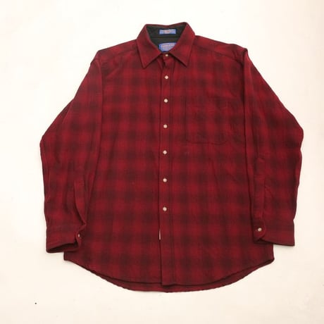 Pendleton Ombre Plaid Wool Shirt