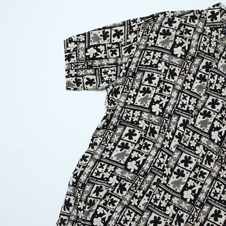 レーヨン 総柄シャツ Rayon S/S Shirt