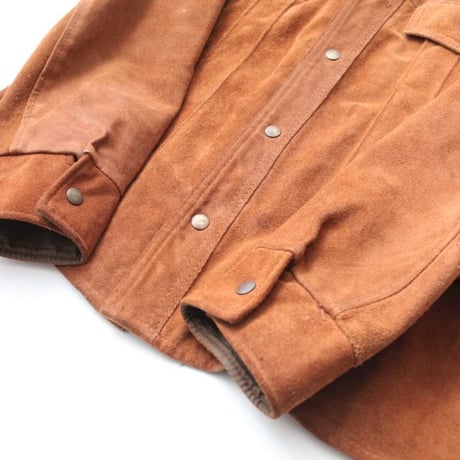 Suede Trucker Type Jacket