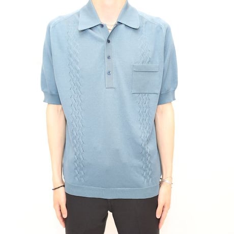 Vintage Knit Polo Shirt