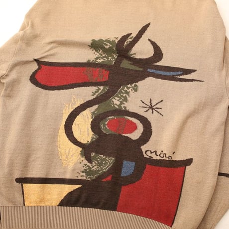 90s Joan Miró Knit Sweater