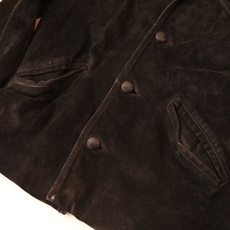 Black Suede Fringe Leather Jacket