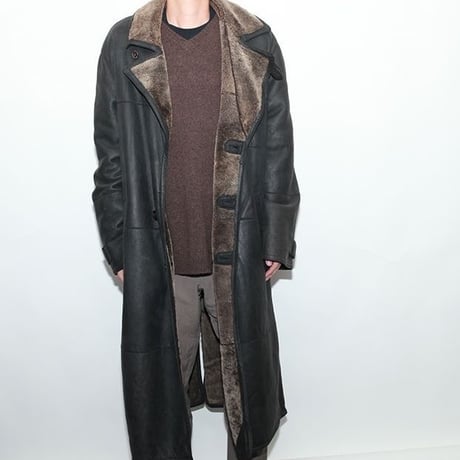 Black Mouton Coat