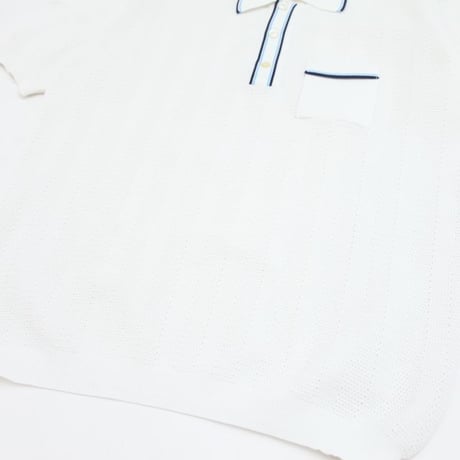 Euro Vintage Knit Polo Shirt