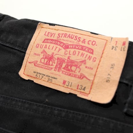 Levi's 517 Black Denim Pants