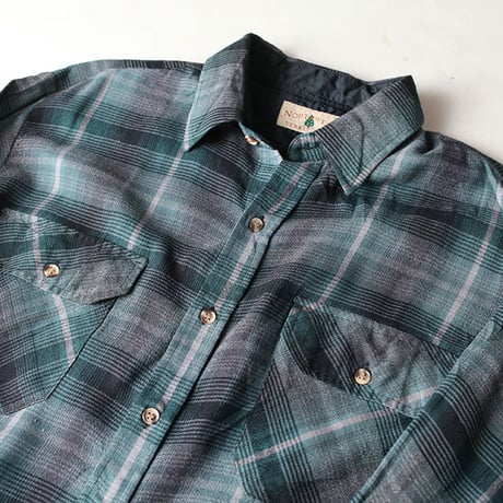 Ombre Check Acrylic L/S Shirt