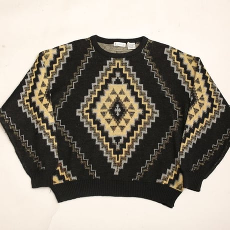 Native Pattern Knit Sweater