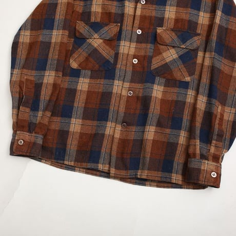 70-80s Woodchopper Wool Plaid Loop Shirt