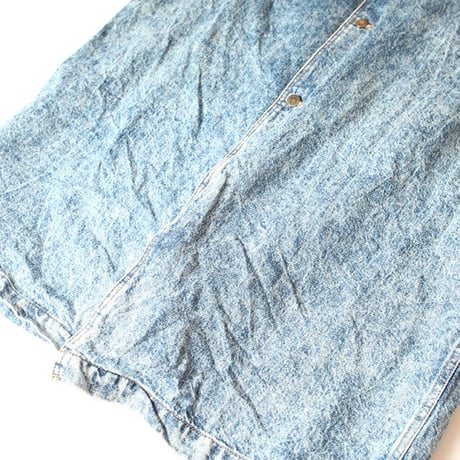 Stone Washed Denim Coat