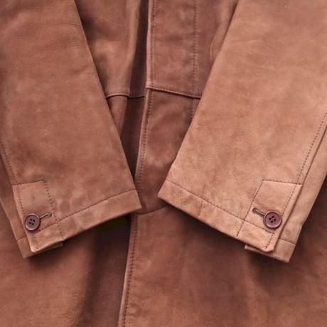 Vintage Nuback Leather Coat