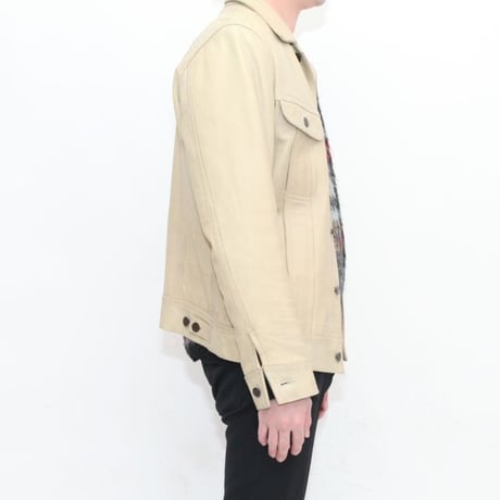 Lee Leather Trucker Jacket