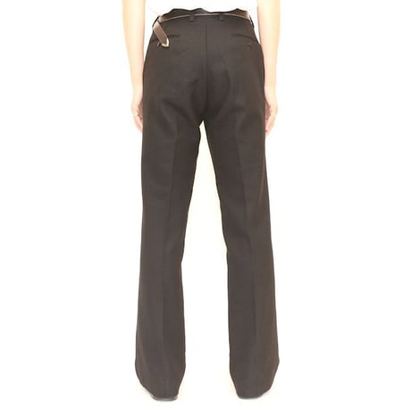 Euro Vintage Black Flared Trousers