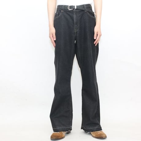 Levi's Wide Flared Black Denim Pants