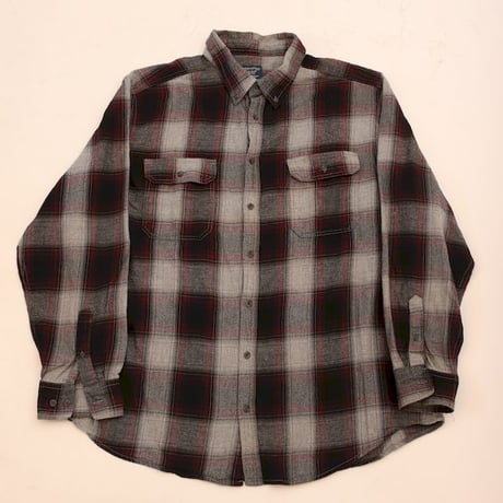 Ombre Check Flannel Shirt
