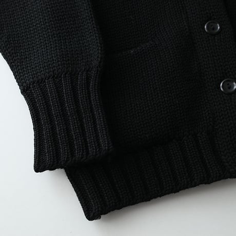 ヴィンテージ ショールカラーカーディガン ブラック Vintage