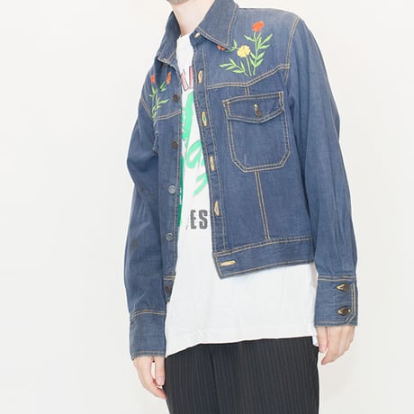 Embroidery Denim  Jacket