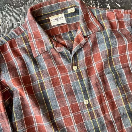 60's Arrow Open Collar L/S Shirt