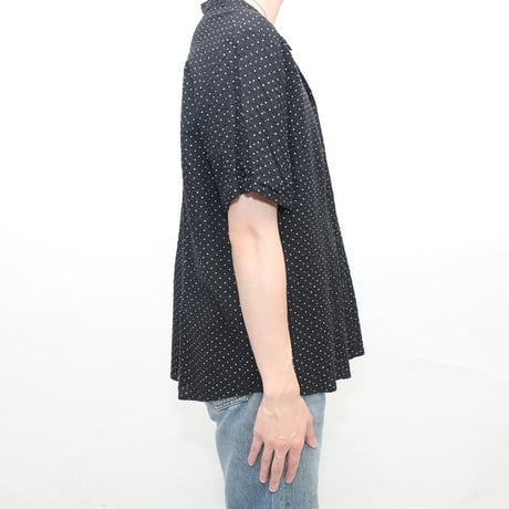Dot Pattern Open Collar S/S Shirt