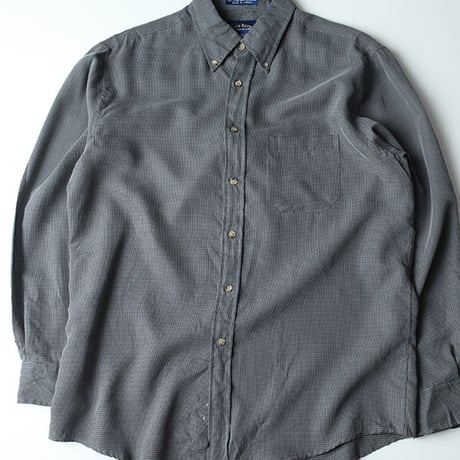 レーヨン千鳥格子シャツ Rayon L/S Shirt