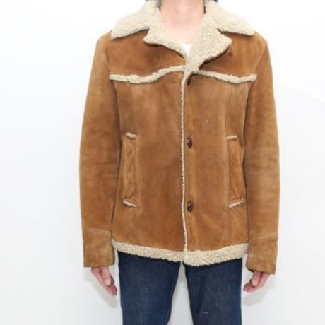 Suede Leather Shearing Coat