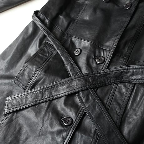 Leather Long Coat