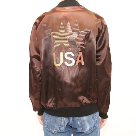 Embroidery Blouson Jacket Loose Silhouette