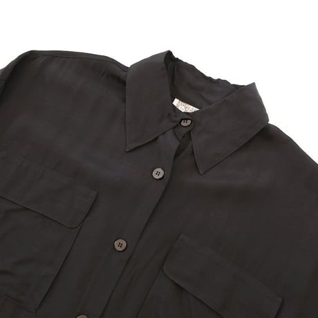 Black Rayon L/S Shirt