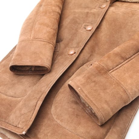 Vintage Mouton Coat Skinny Fit
