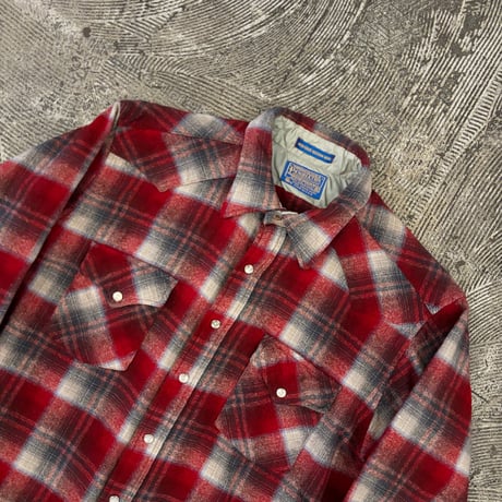 70s Pendleton Wool Western Shirt "HIGH GRADE WESTERN WEAR