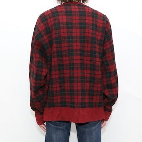 Polo by Ralph Lauren Check Wool Knit Sweater