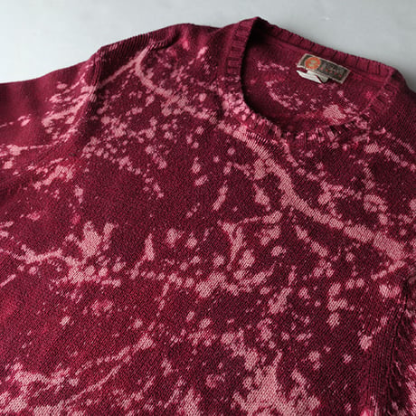 Hard Bleach Wash Cotton Sweater